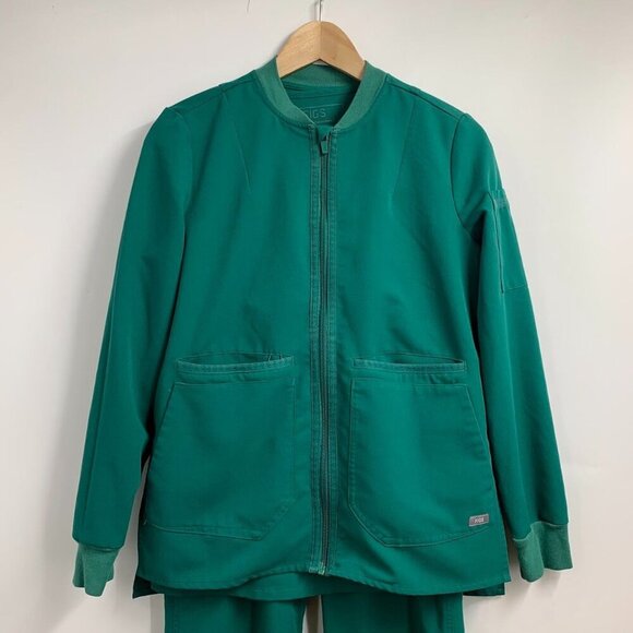Figs Women's Scrub Set Zamora Zapote Scrub Jacket Catarina One Pocket SZ XS-XST - Picture 2 of 15